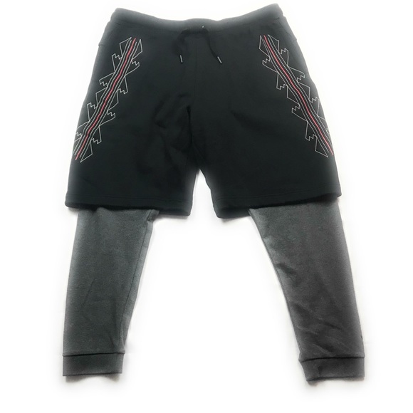 Nike N7 Sportswear Shorts/Pants Black/Grey XXL - Picture 5 of 8